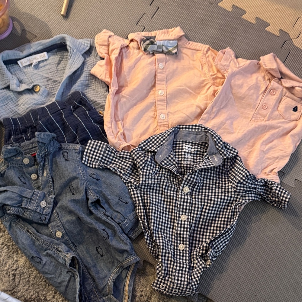 Assorted Baby Boy Shirts and Onesies